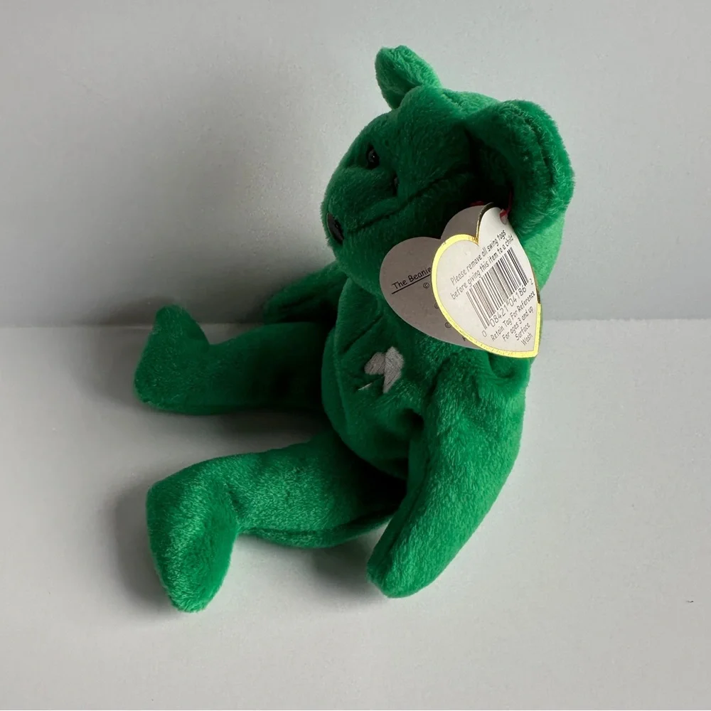 TY Beanie Baby Erin the Bear Vintage 1997 Retired Plush Toy with Errors